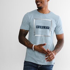 Hurley from Buckle Light Blue Swearz H2O Dri Short Sleeve T-Shirt Size Medium